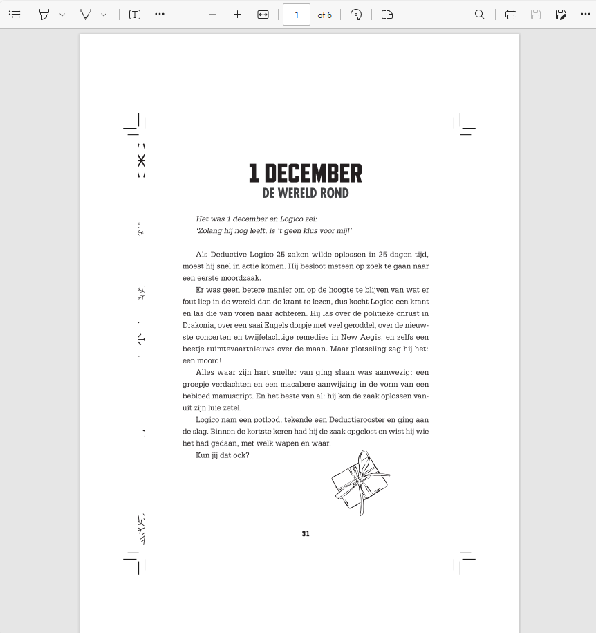 Merry murdle mystery