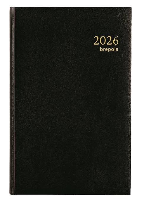 Brepols agenda 2019 Saturnus Luxe Lima 4-talig met dagoverzicht en halfuurindeling (07:00-21:00u). Gebonden agenda met wit papier en scheurhoekjes in een stevige kunstlederen omslag op formaat 13,3 x 20,8 cm.