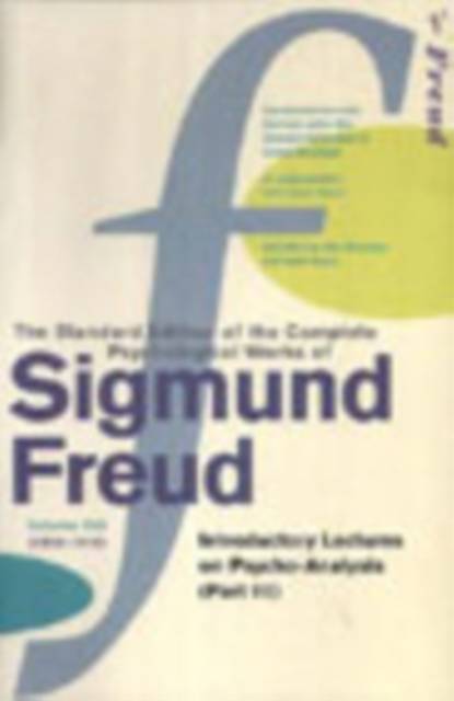 Complete Psychological Works Of Sigmund Freud, The Vol 16
