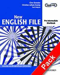 New English File: Pre-intermediate: Workbook with key and MultiROM Pack