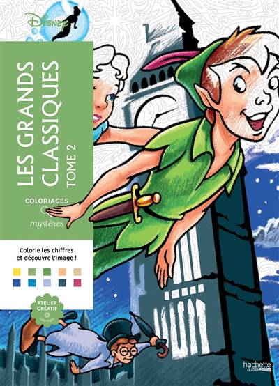 Coloriages Mystères Les Grands Classiques Disney T.2 Standaard