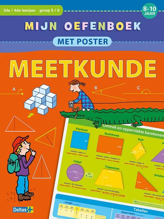 Mijn oefenboek met poster - Meetkunde (8-10 j.)