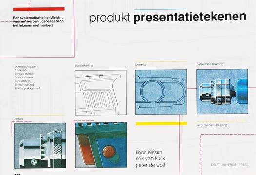 Produkt presentatietekenen